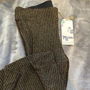 Show Me Your MuMu Metallic Gold Pants